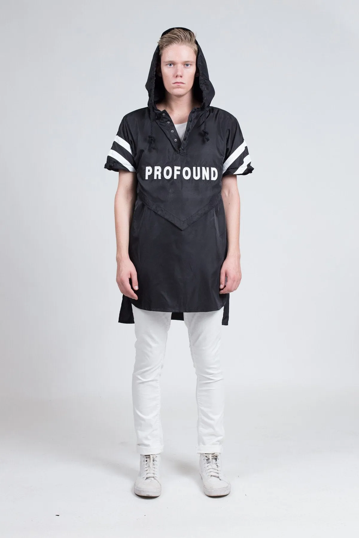 Midnight Rain Poncho in Black