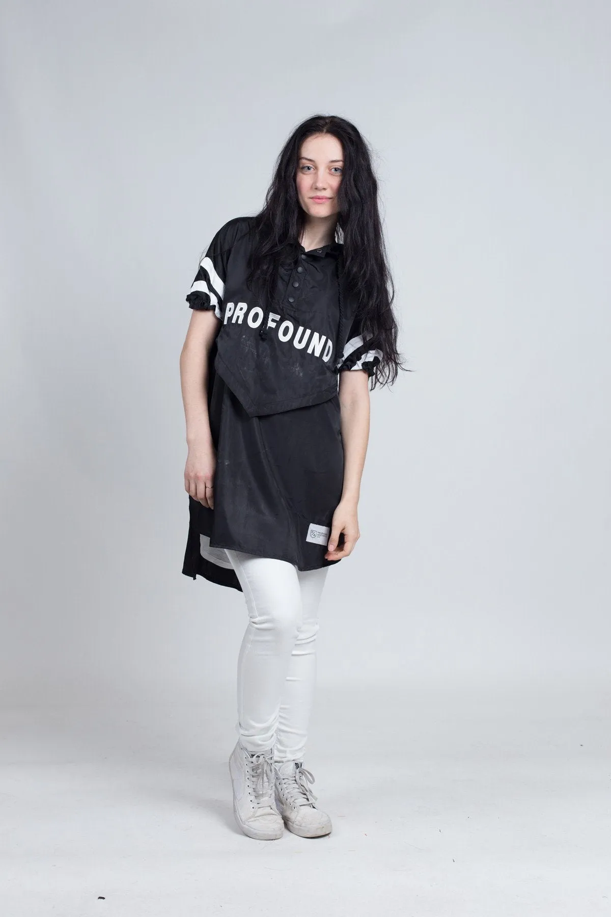 Midnight Rain Poncho in Black