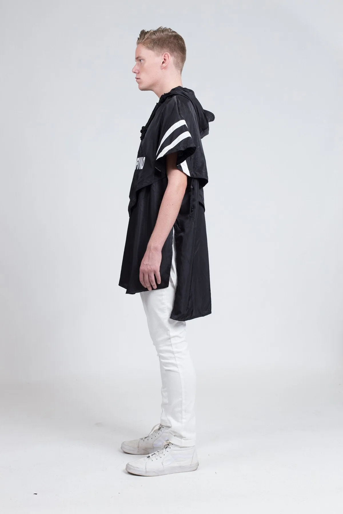 Midnight Rain Poncho in Black
