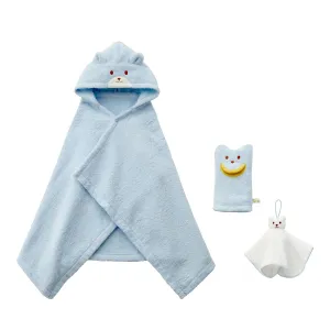 MIKIHOUSE FIRST BATH PONCHO SET