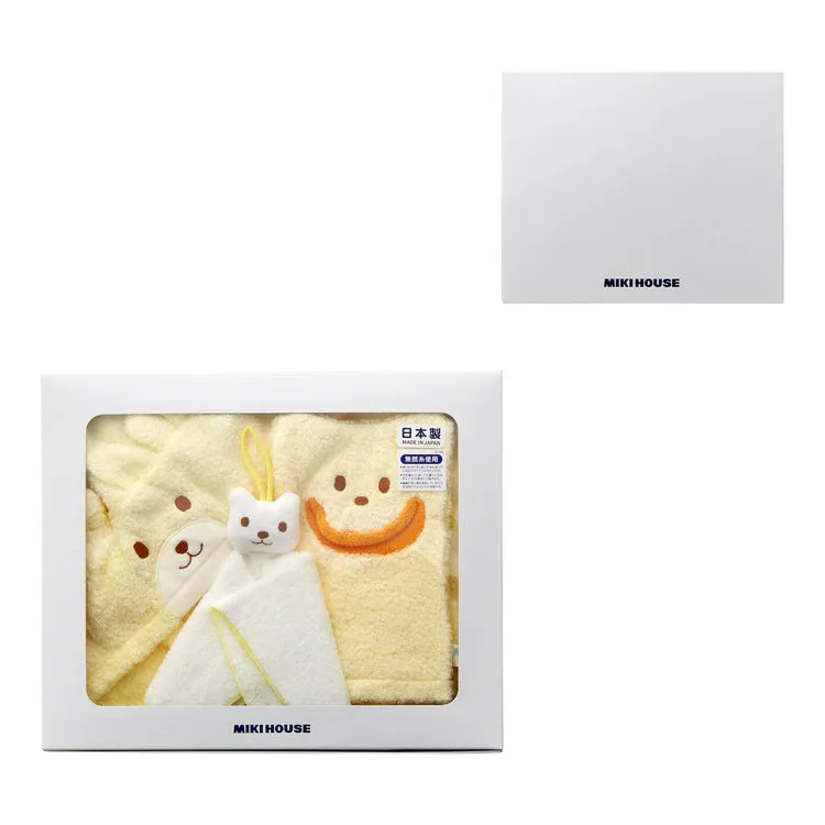 MIKIHOUSE FIRST BATH PONCHO SET