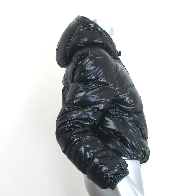 Moncler Bayard Hooded Down Puffer Jacket Black Size 2 NEW