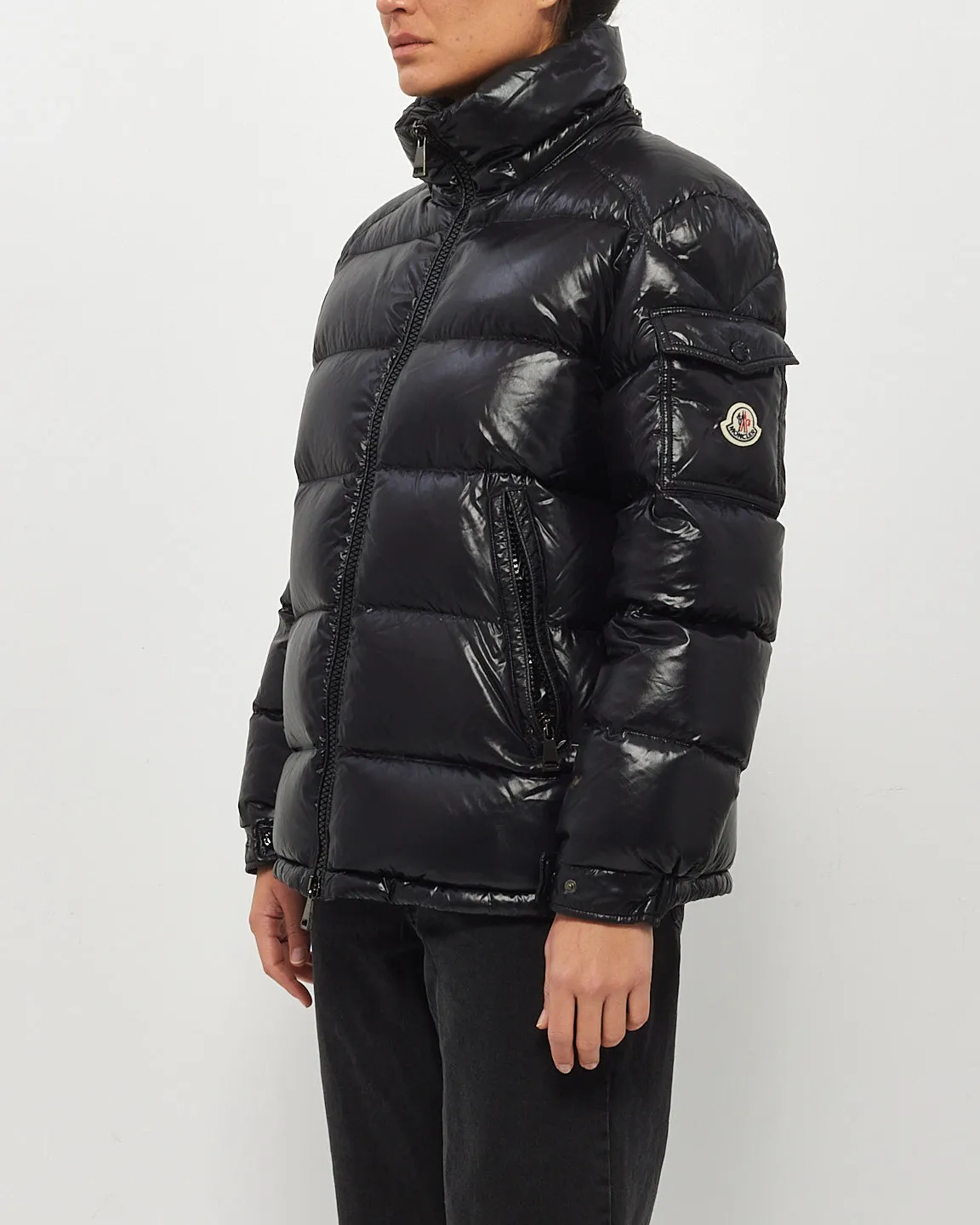 Moncler Black Down Maire Puffer Jacket - 2