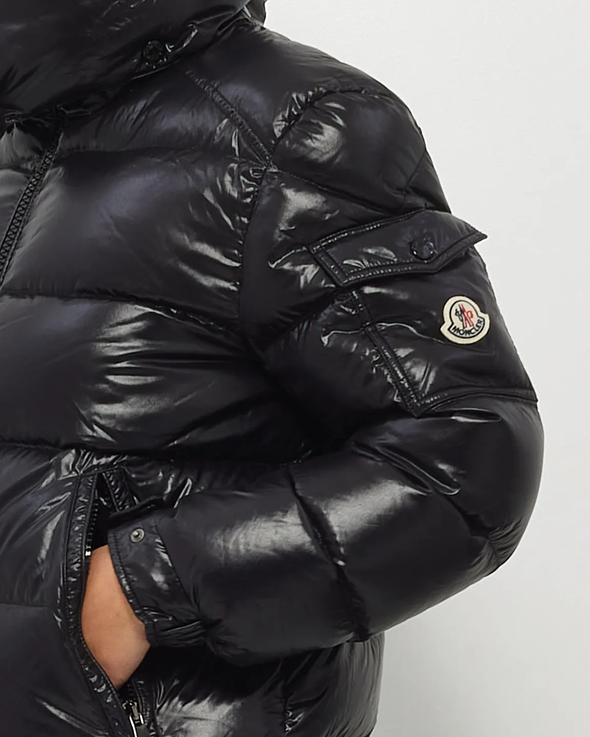 Moncler Black Down Maire Puffer Jacket - 2