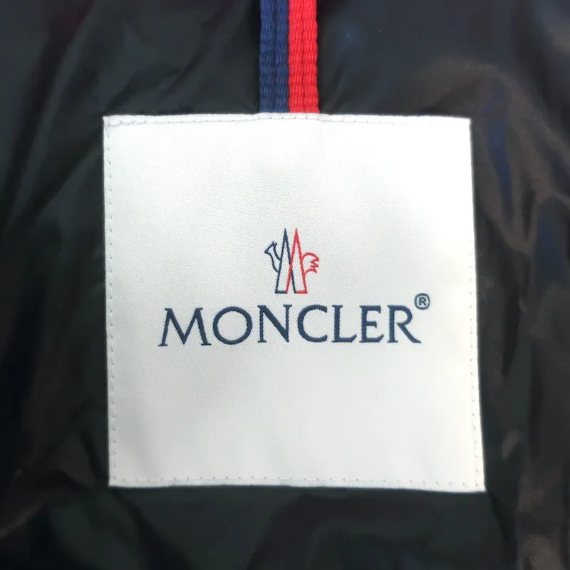 Moncler Moselotte Metallic Hooded Down Puffer Jacket Pink Size 2