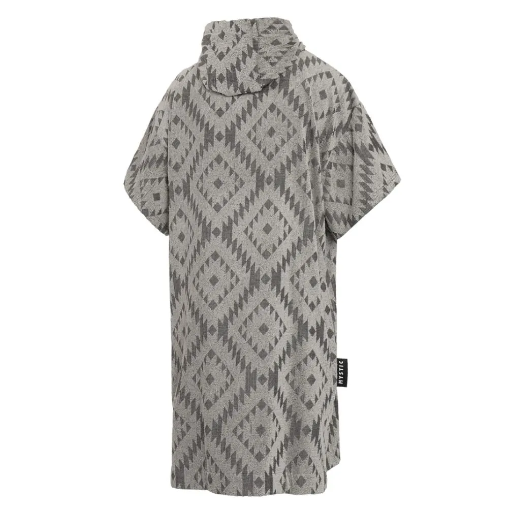 MYSTIC JACQUARD PONCHO BLACK/WHITE