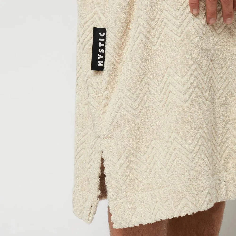 MYSTIC JACQUARD PONCHO OFF WHITE