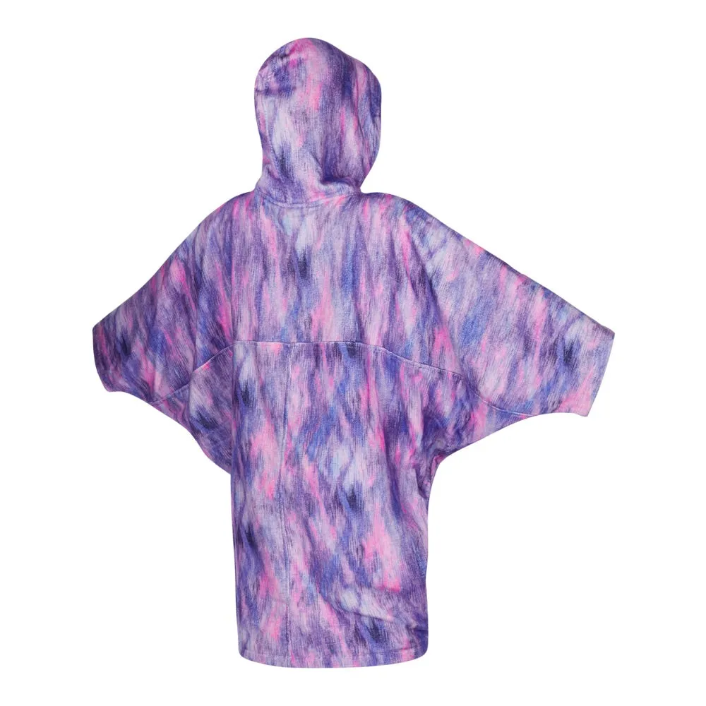 MYSTIC PONCHO WOMEN BLACK/PURPLE