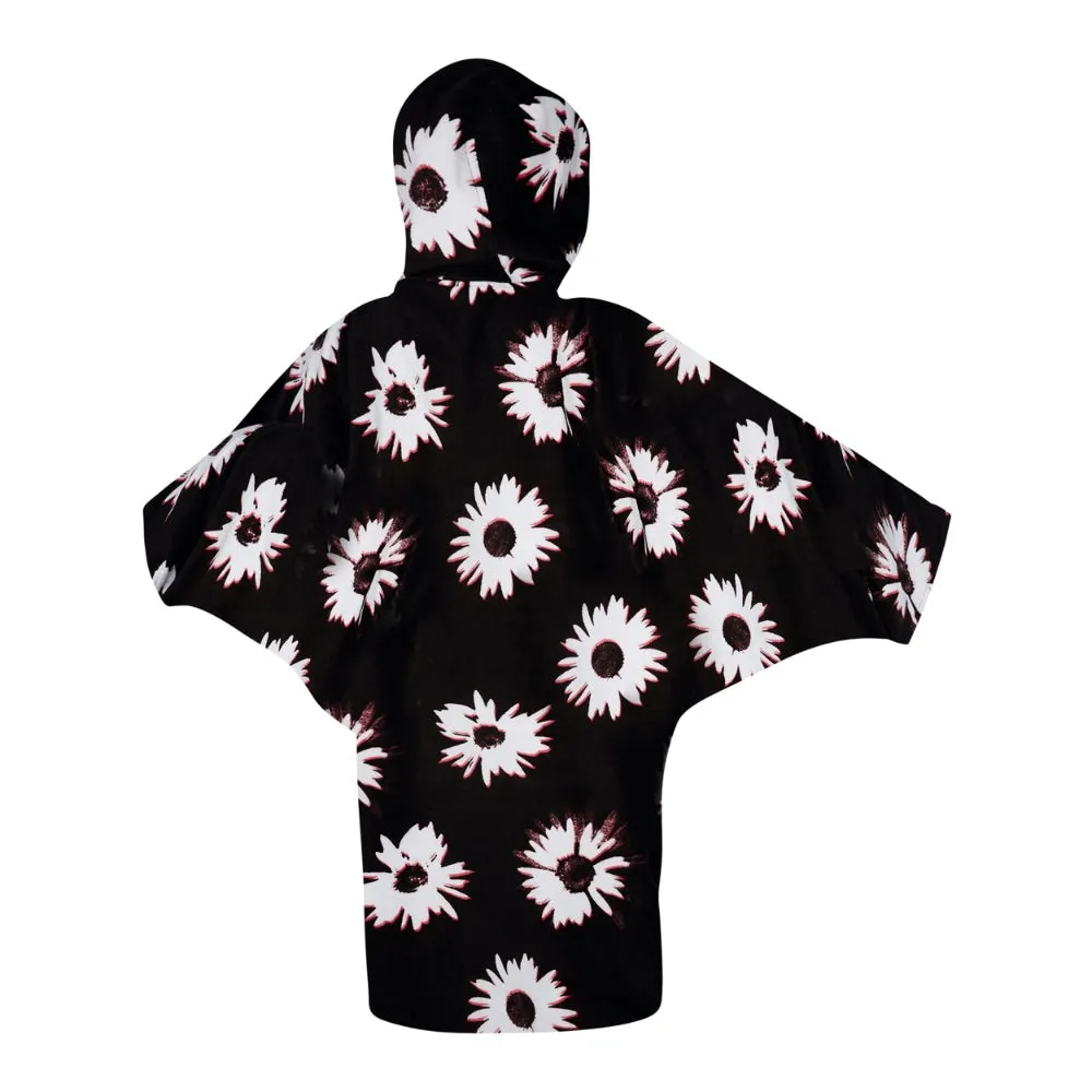 MYSTIC PONCHO WOMEN BLACK/WHITE