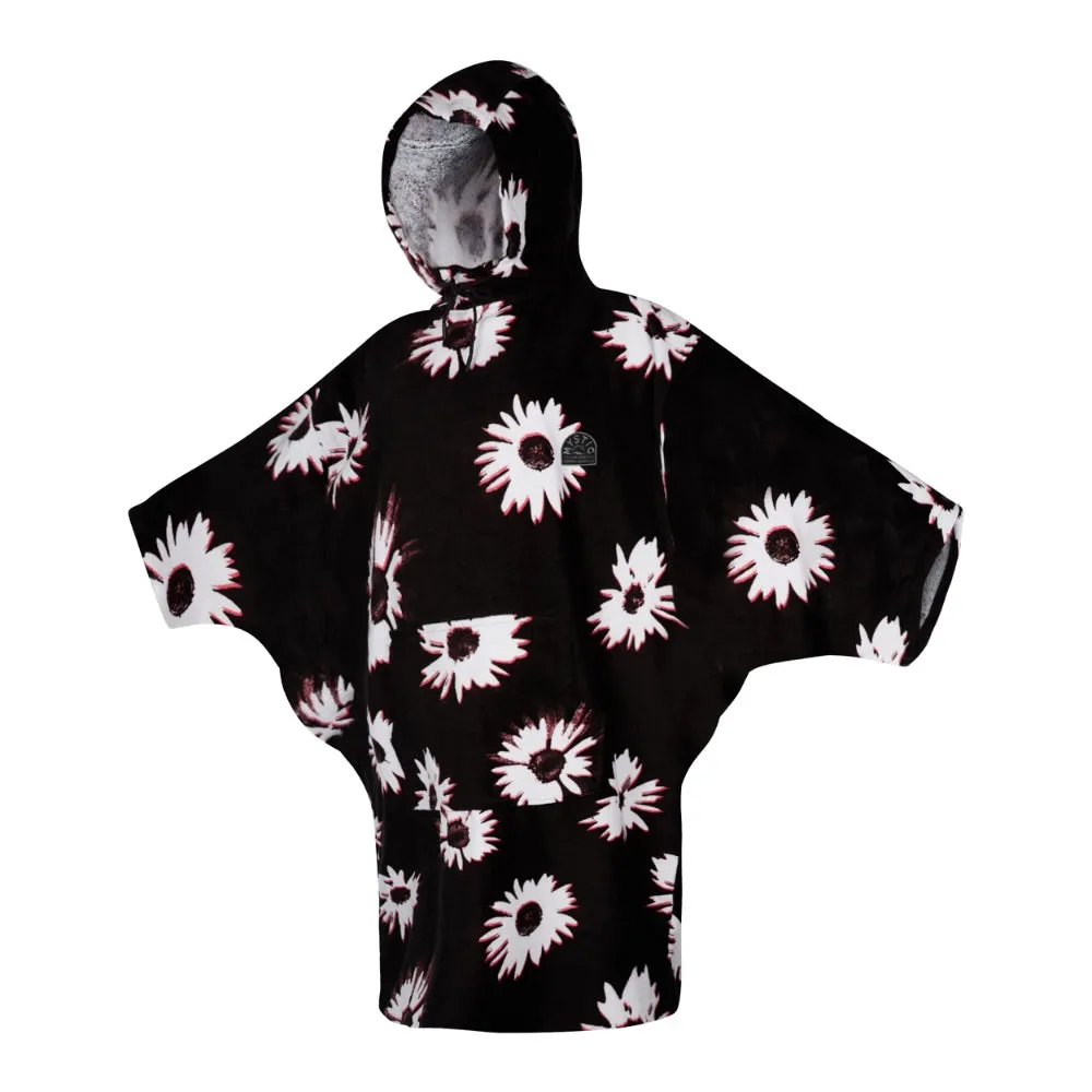 MYSTIC PONCHO WOMEN BLACK/WHITE