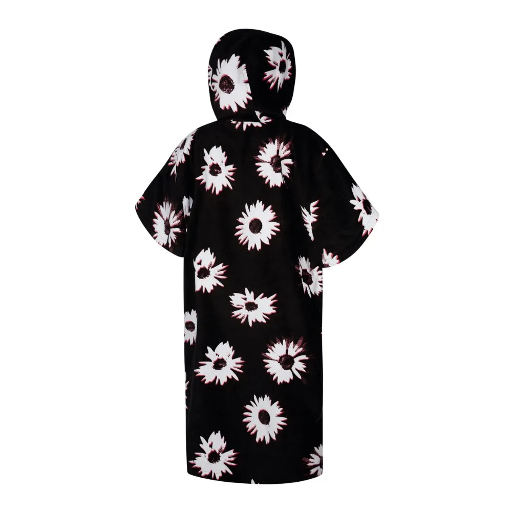 MYSTIC VELOUR PONCHO BLACK/WHITE