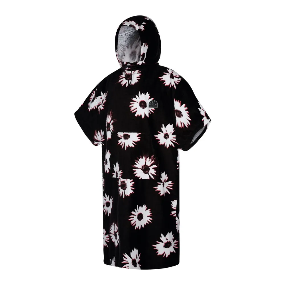 MYSTIC VELOUR PONCHO BLACK/WHITE