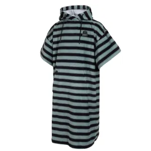 MYSTIC VELOURS AOP PONCHO GREY BLUE