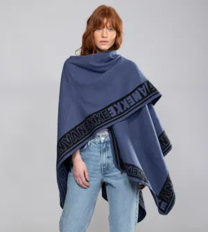 Navy Blue Shodō Poncho