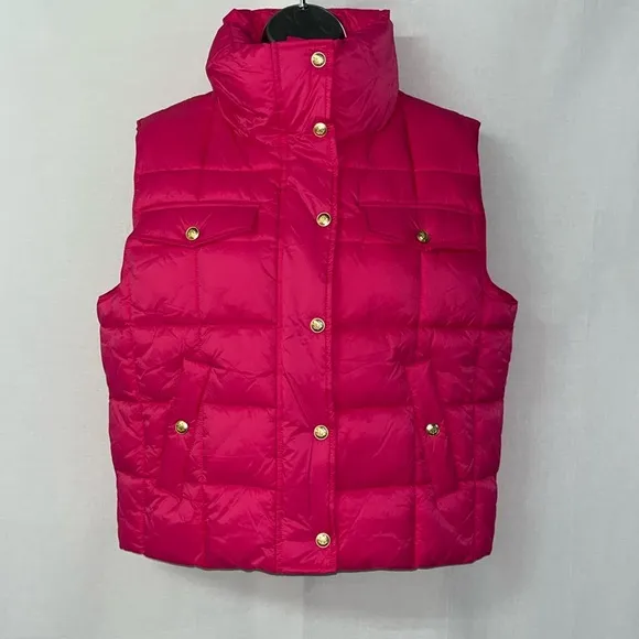 NEW J Crew Cropped puffer vest with PrimaLoft®!!!