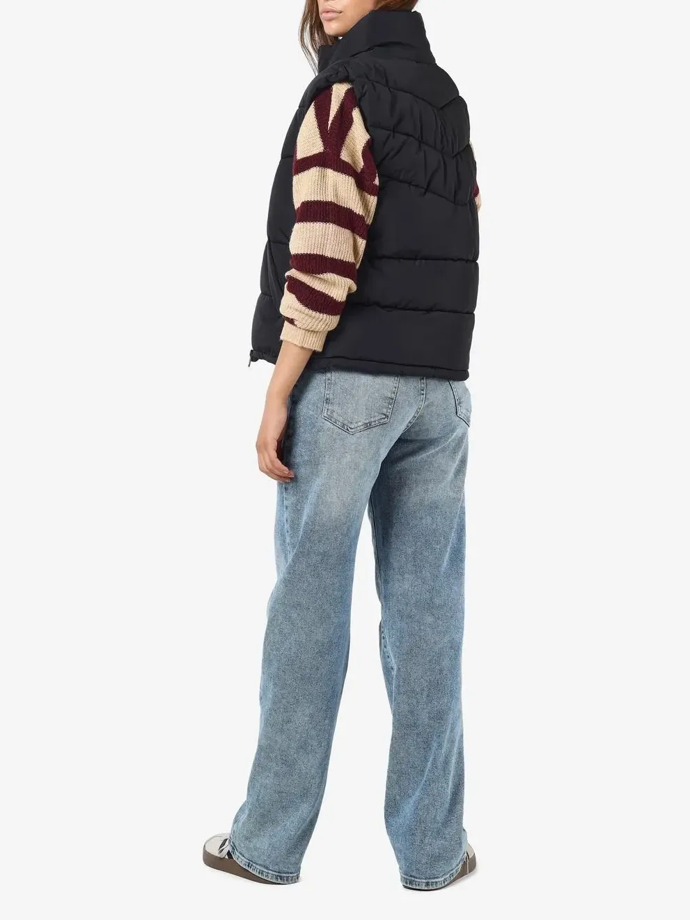 NOISY MAY Dalcon Short Puffer Vest