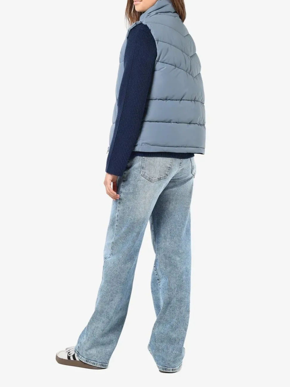 NOISY MAY Dalcon Short Puffer Vest