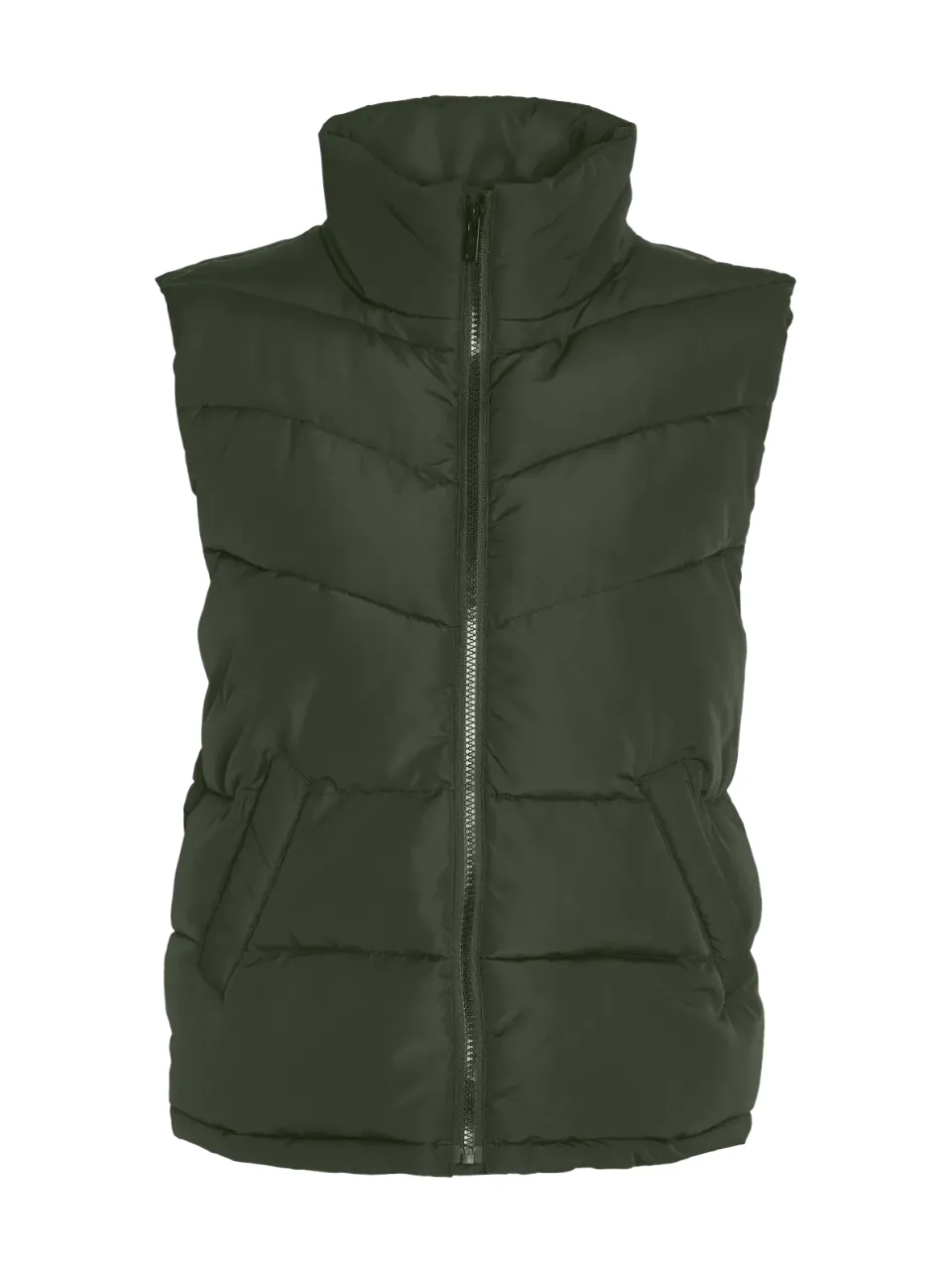 NOISY MAY Dalcon Short Puffer Vest