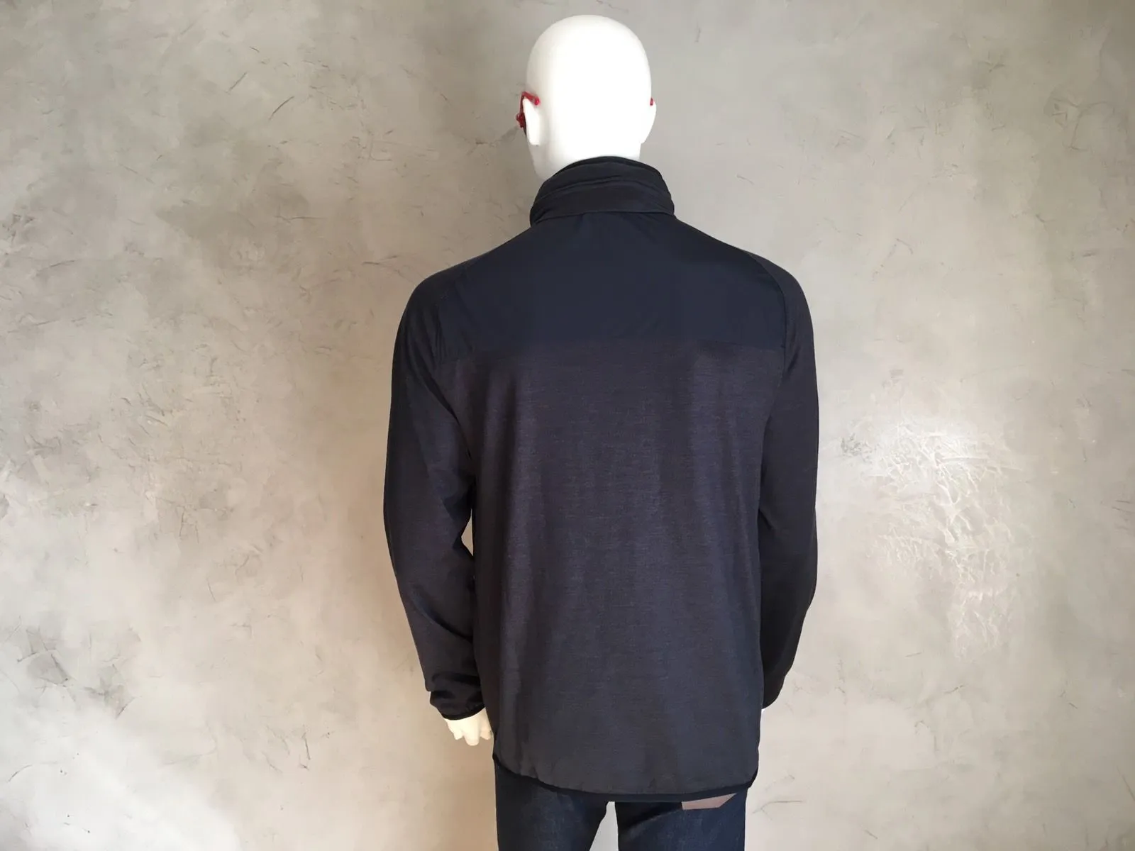 Nylon Front Zip Up Jacket