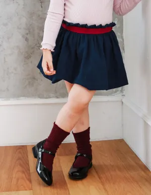 Obi Skirt Navy
