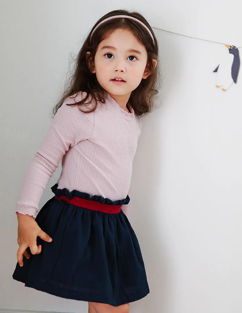 Obi Skirt Navy