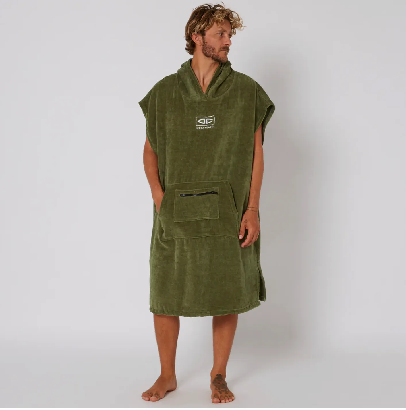 OCEAN &EARTH   MENS CORP HOODED PONCHO