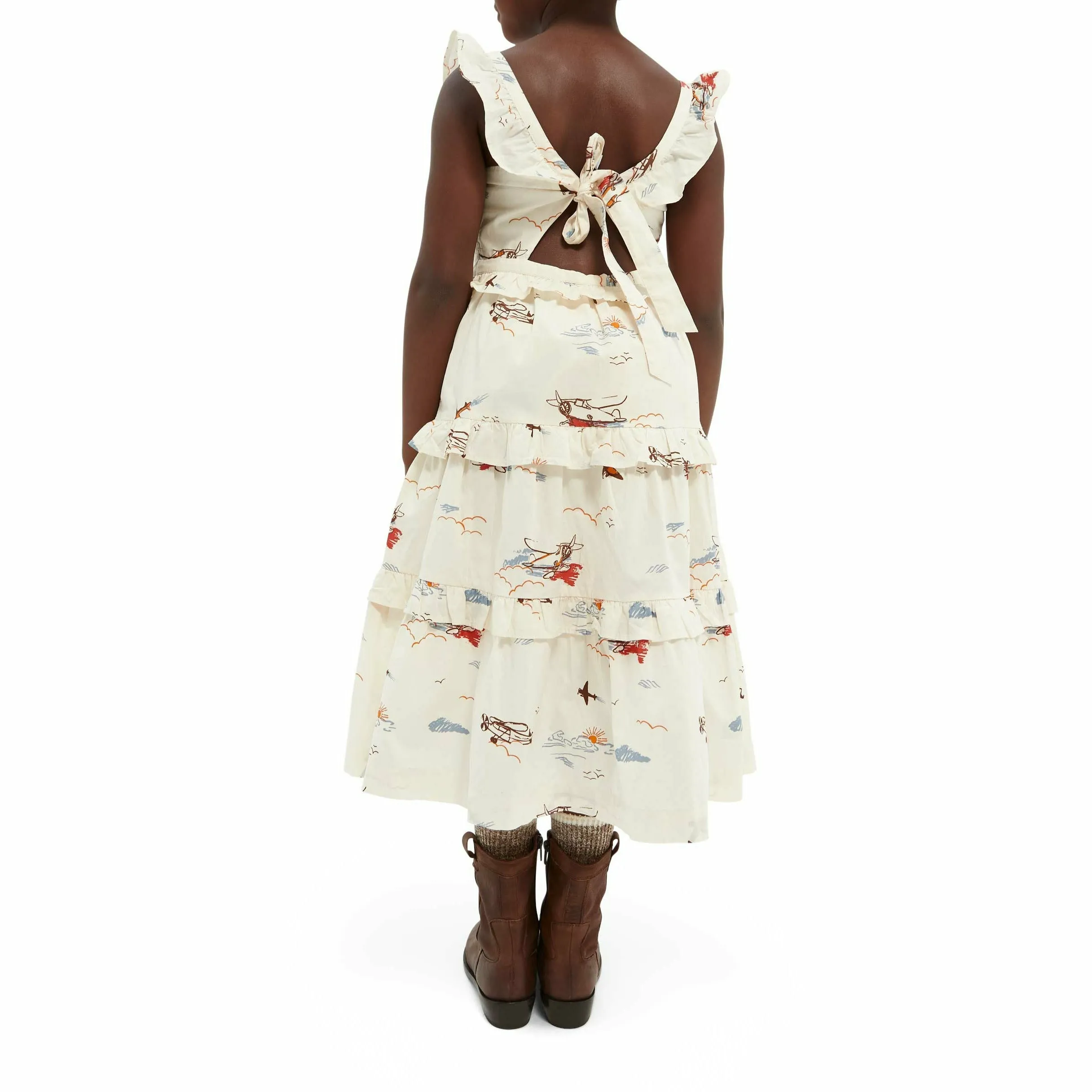 Organic Crispy Cotton Maxi Dress