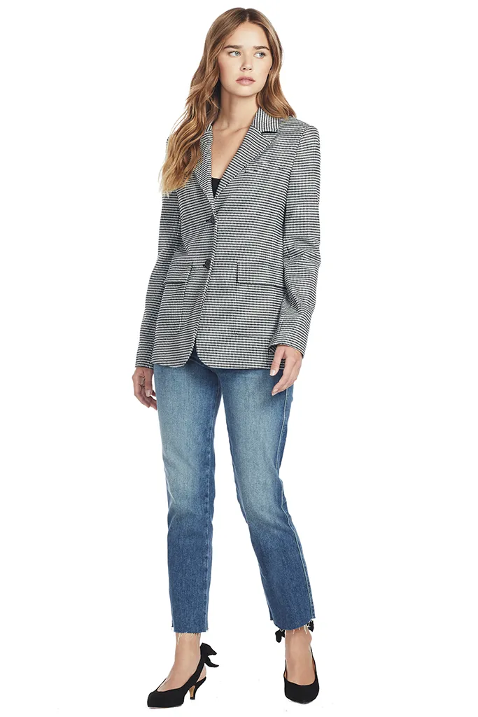 Oversized Blazer (Black/White)