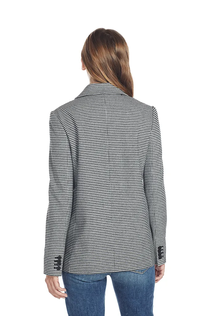 Oversized Blazer (Black/White)