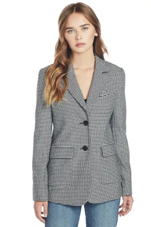 Oversized Blazer (Black/White)