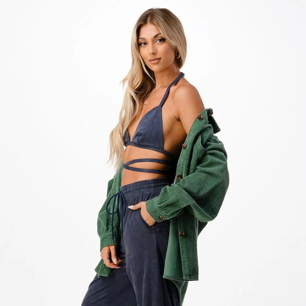 Oversized Corduroy Shirt Jacket
