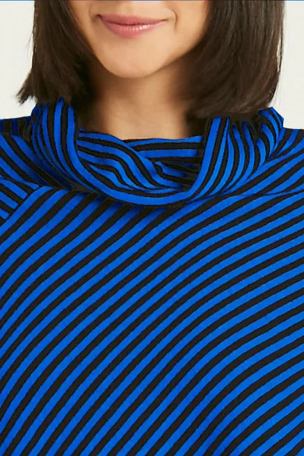 Pima Cotton Striped Poncho