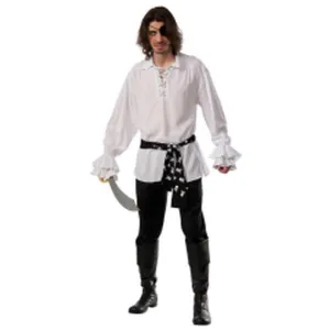 Pirate Cotton Shirt White Size Xl