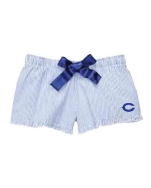 PJ SEERSUCKER BLUE SHORT