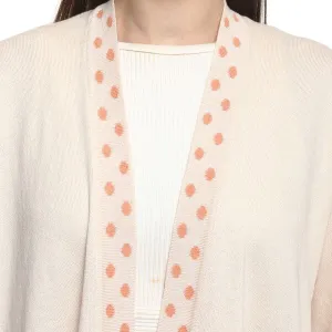 Polka Dot Knitted Cape