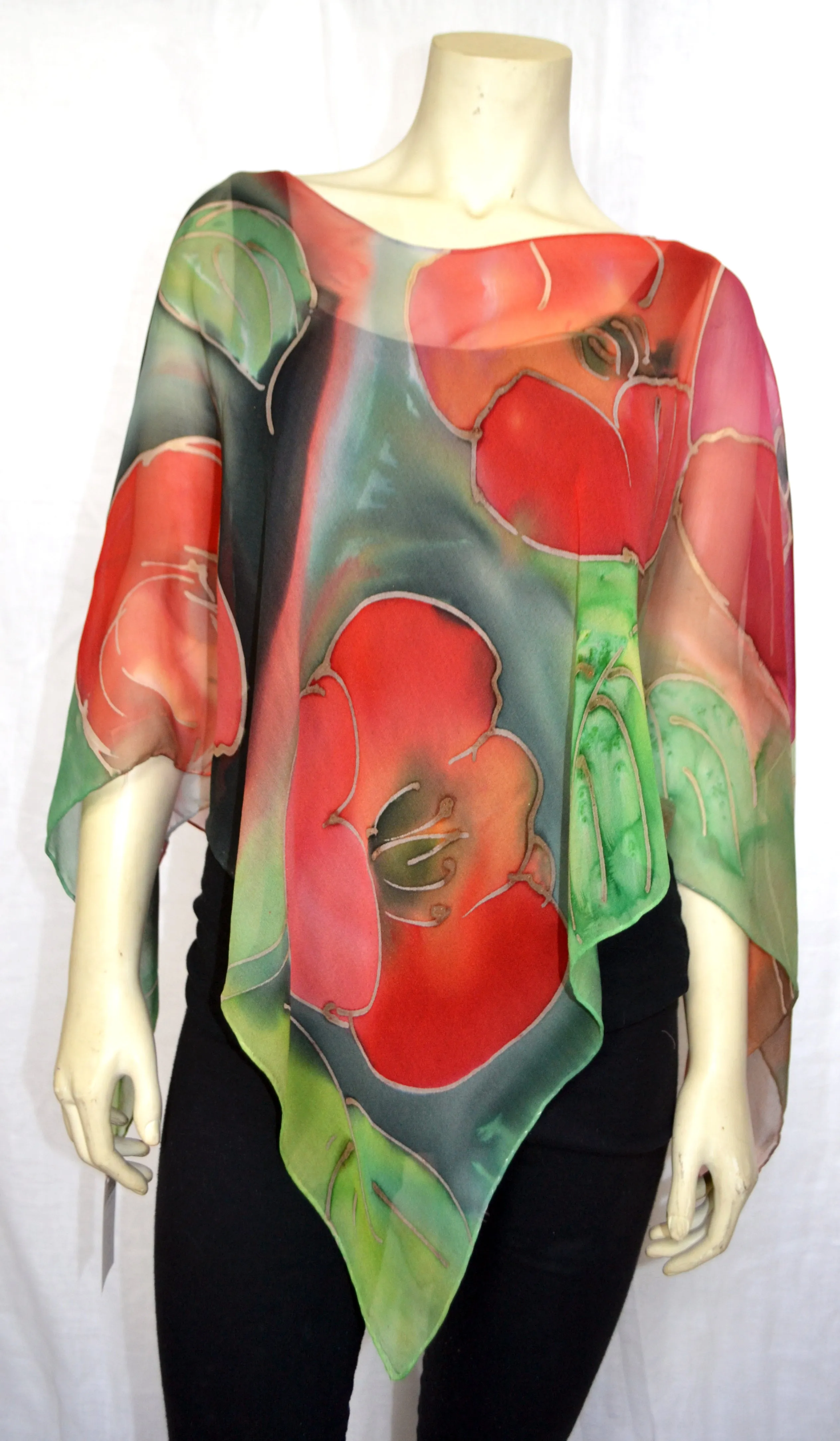 Poppy Poncho Scarf
