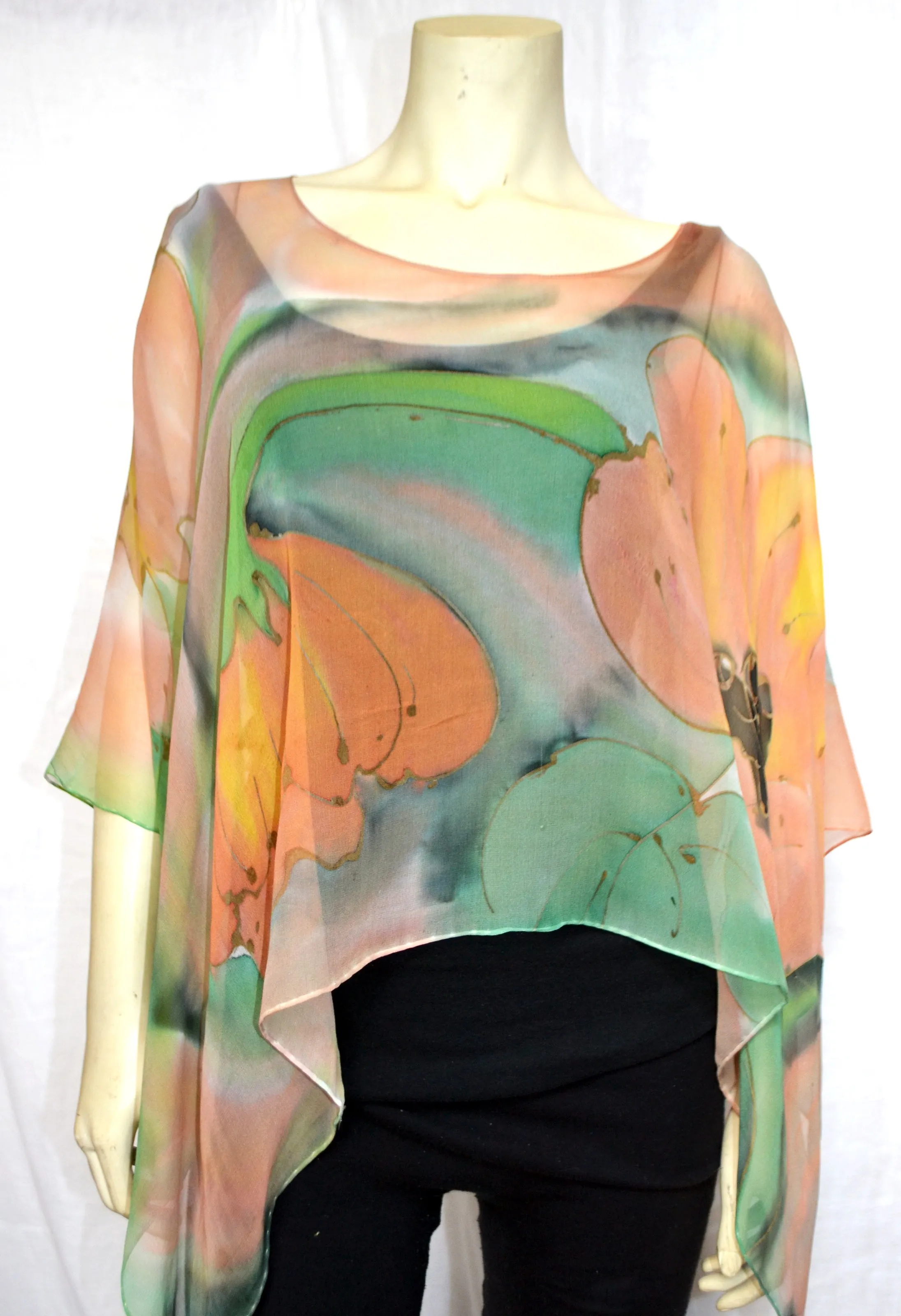 Poppy Poncho Scarf