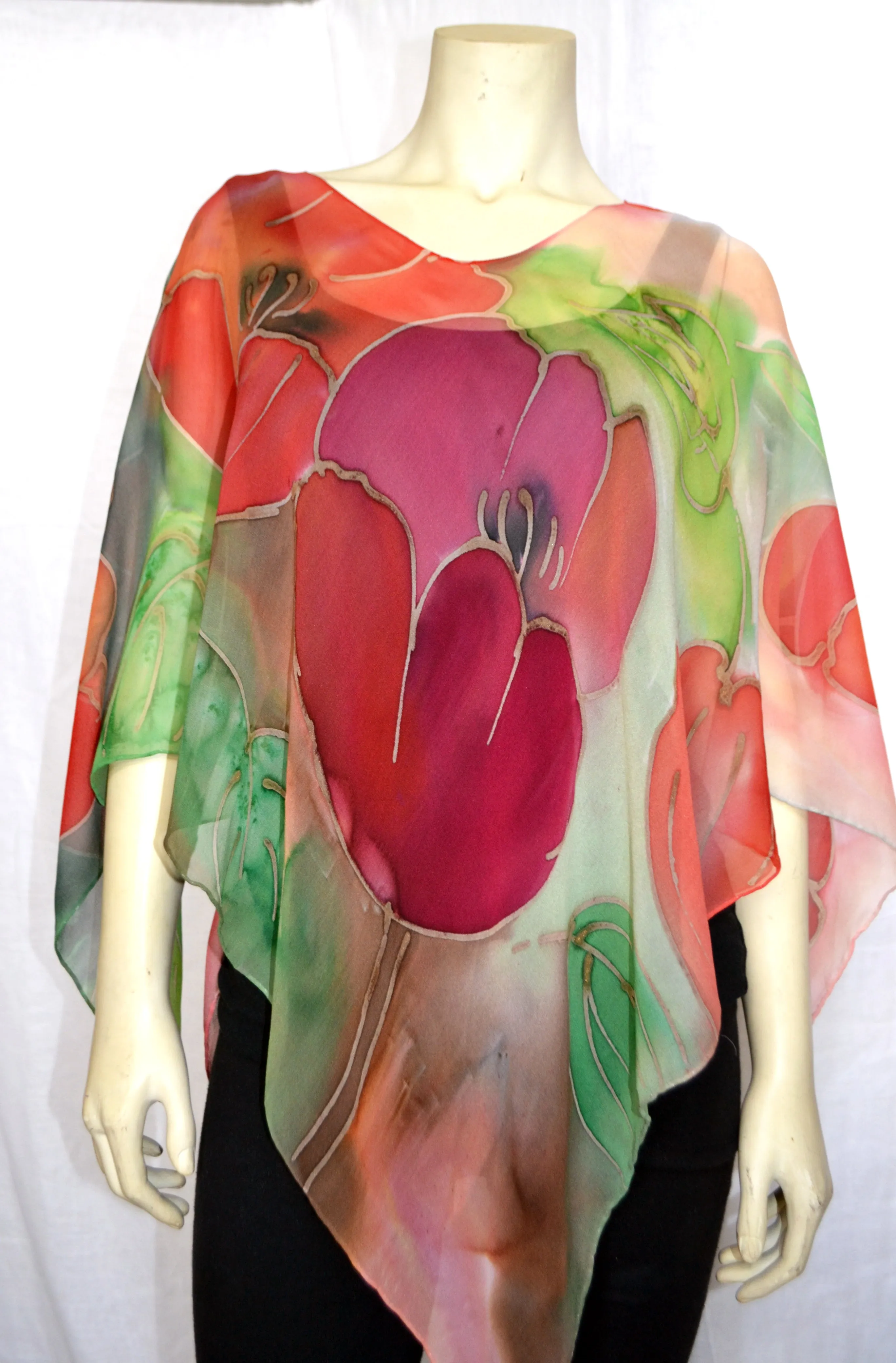 Poppy Poncho Scarf