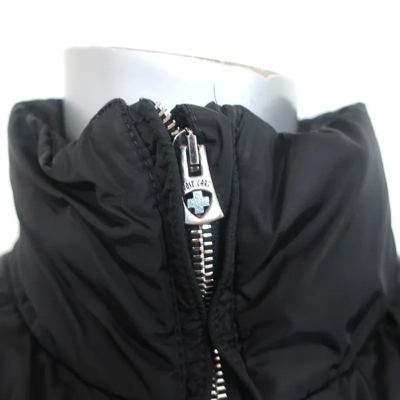 Post Card Ruched Down Puffer Jacket Black Size US 4