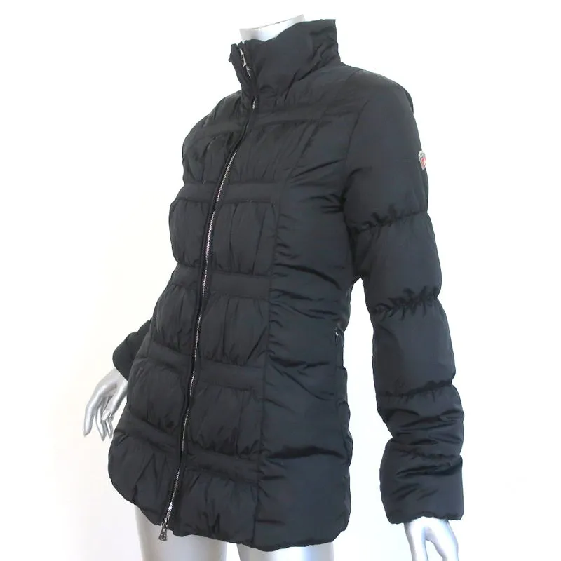 Post Card Ruched Down Puffer Jacket Black Size US 4
