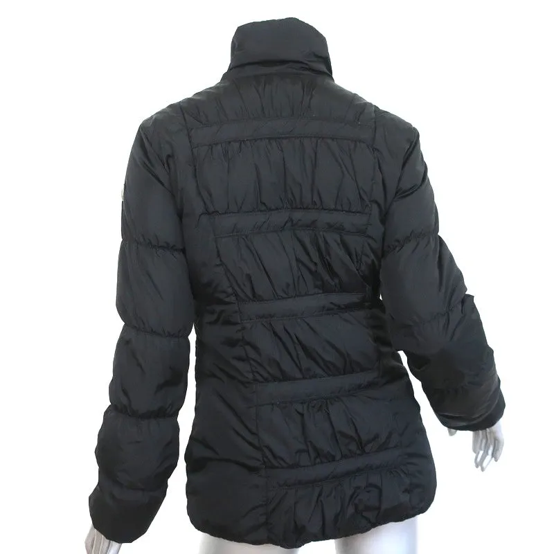 Post Card Ruched Down Puffer Jacket Black Size US 4