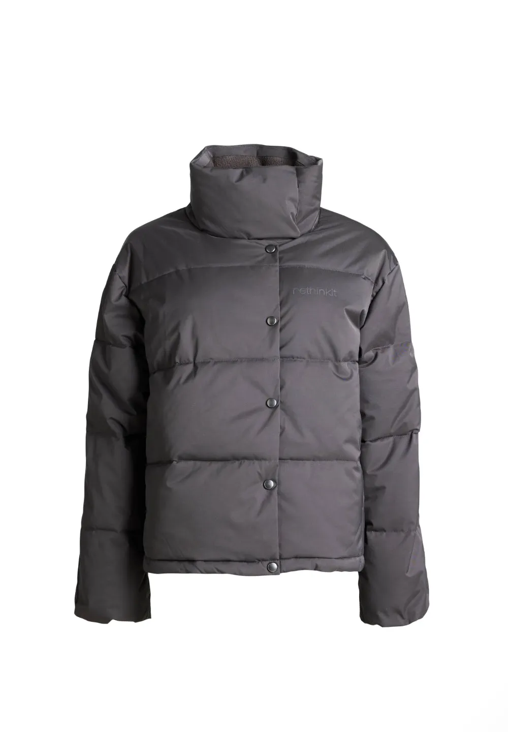 Puffer Boxi Jacket SHELTER - almost black