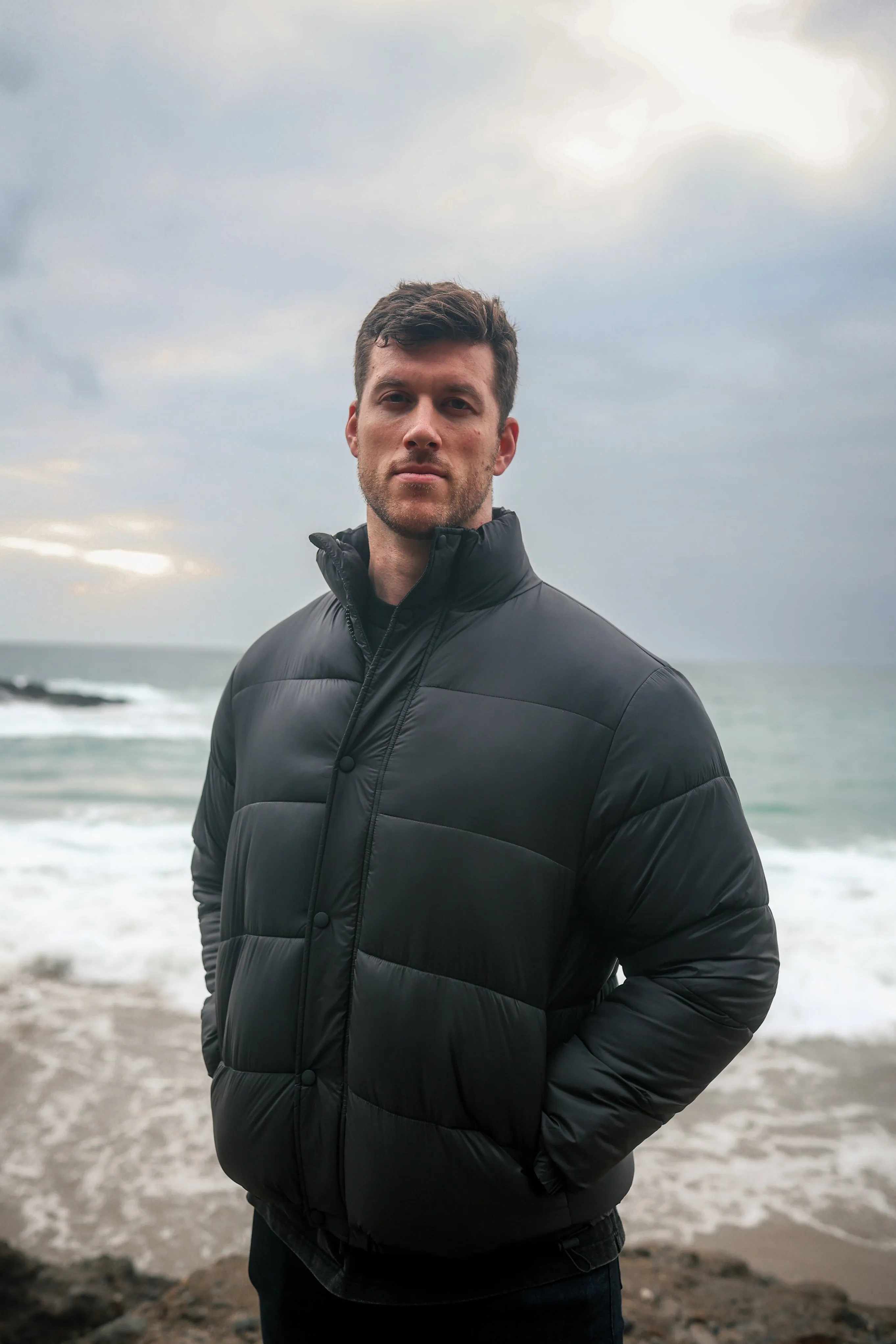 Puffer Jacket - Black