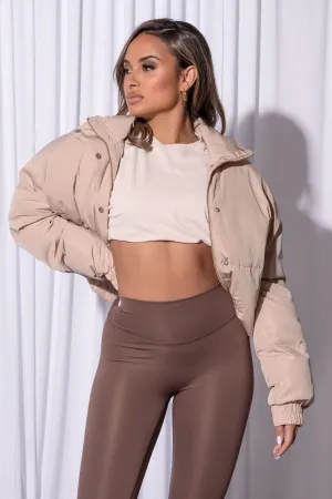 Puffer Jacket - Latte