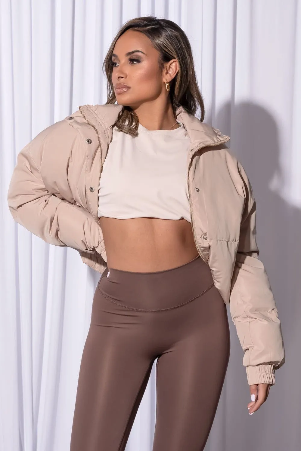 Puffer Jacket - Latte