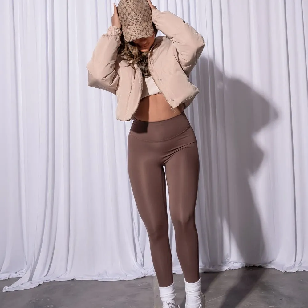 Puffer Jacket - Latte