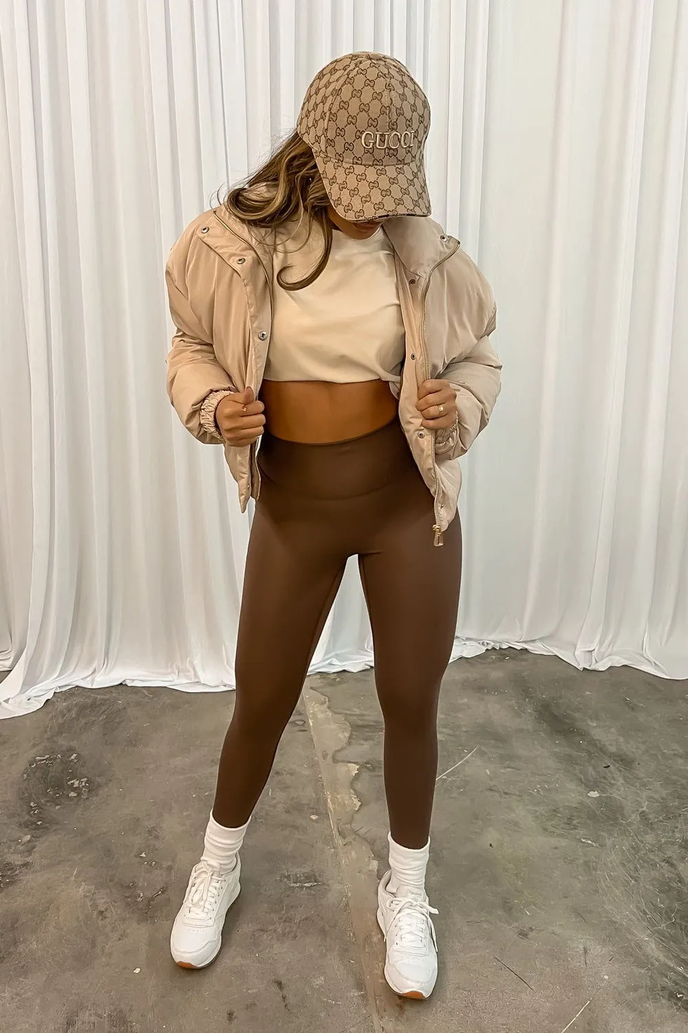 Puffer Jacket - Latte