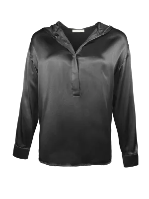 Pullover Lounge Hoodie - Black