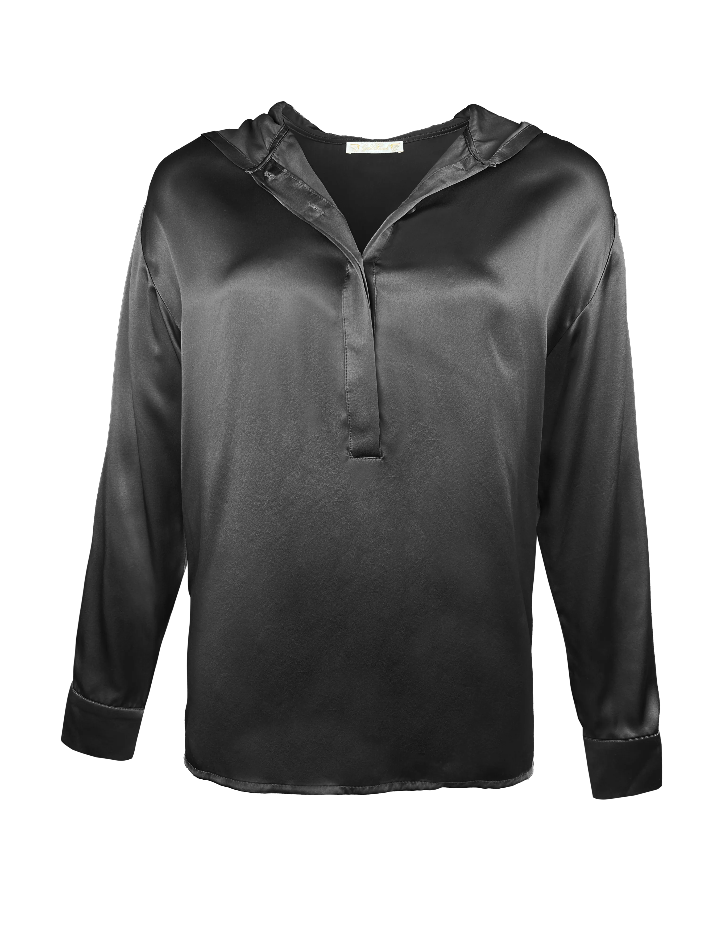 Pullover Lounge Hoodie - Black