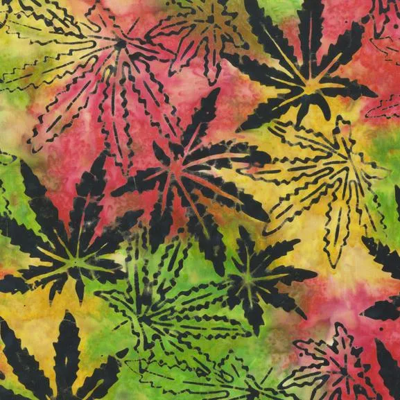 "Cannabis Leaf" Kimono Hipster